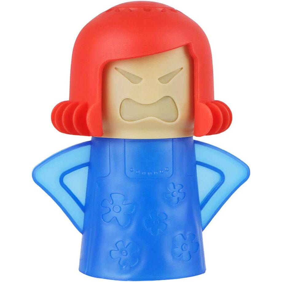 2-Piece: Angry Mama Microwave Steam Cleaner
