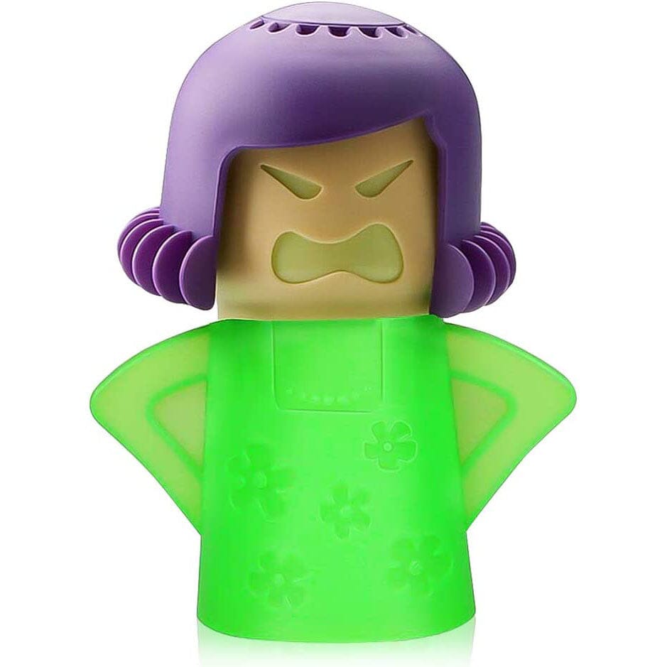 2-Piece: Angry Mama Microwave Steam Cleaner