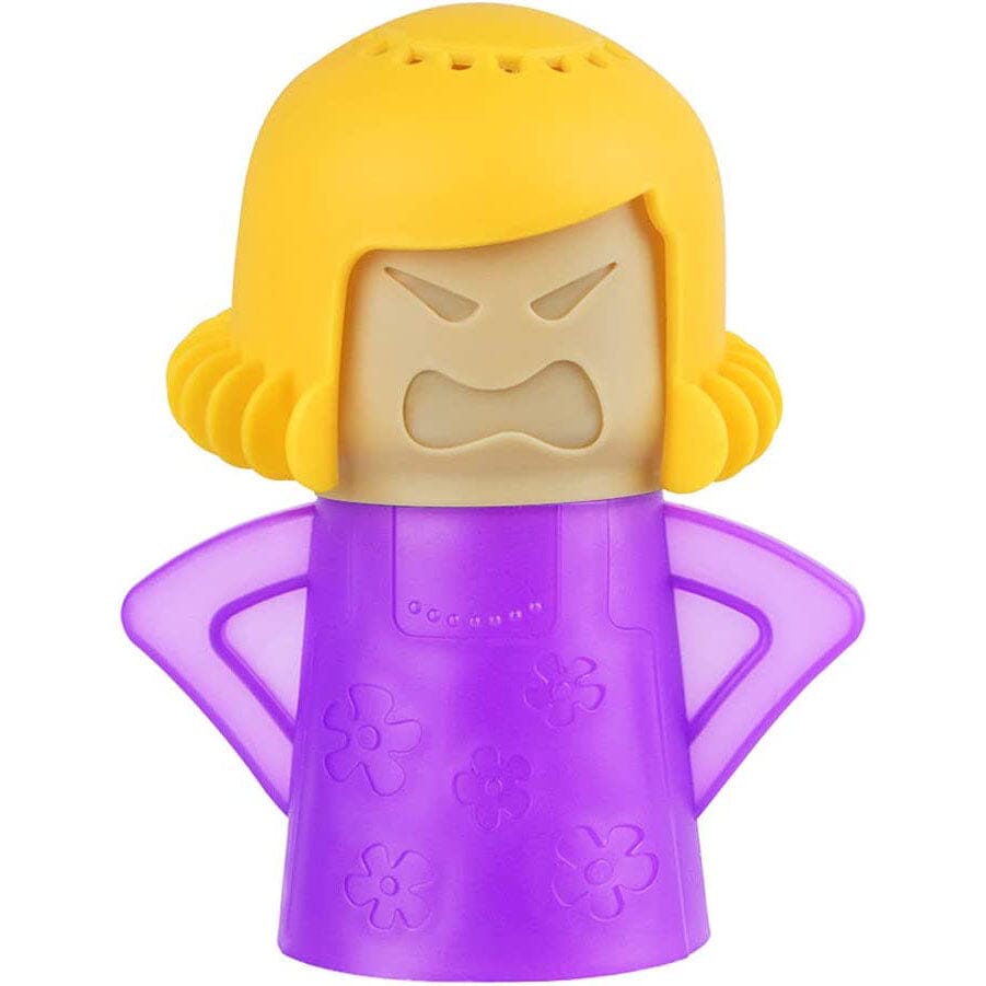 2-Piece: Angry Mama Microwave Steam Cleaner