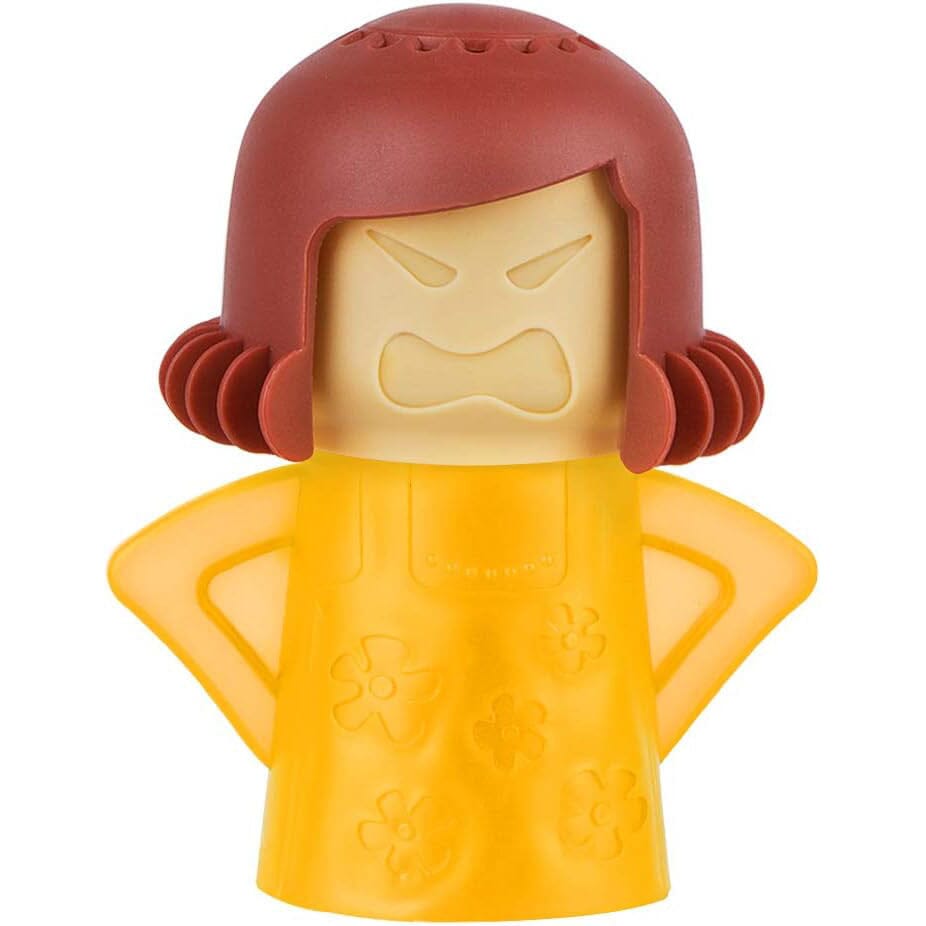 2-Piece: Angry Mama Microwave Steam Cleaner