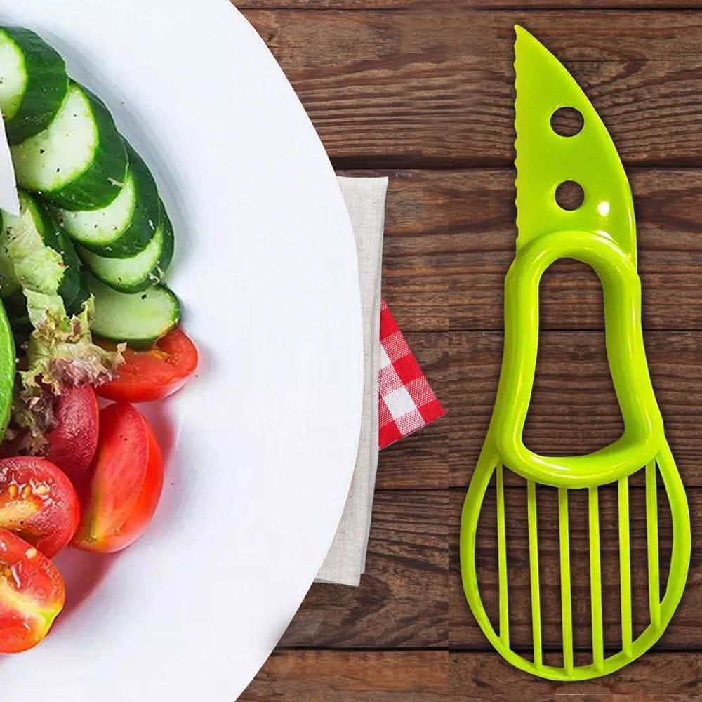 3-in-1 Avocado Cutter, Slicer and Pit Remover Tool