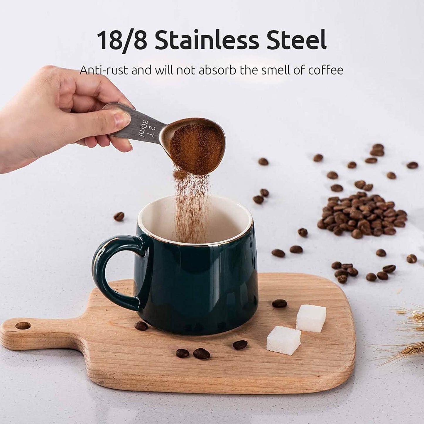 Stainless Steel Measuring Coffee Scoop