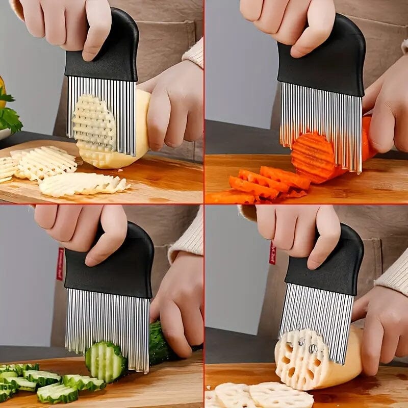 Stainless Steel Versatile Crinkle Cutter